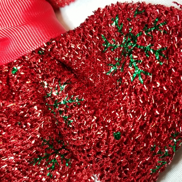 HOLIDAY GLAM BLING FASCINATOR AND BOWS LOT OF 4 - Picture 4 of 11